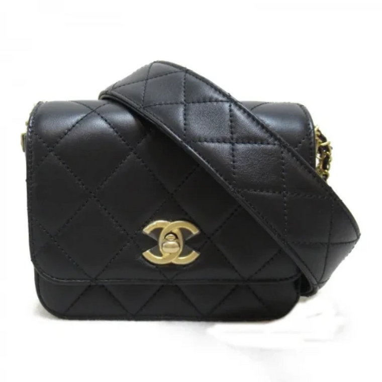 Pre-owned Leather crossbody-bags Chanel Vintage