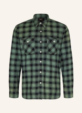 Rrl Koszula Flanelowa Comfort Fit gruen