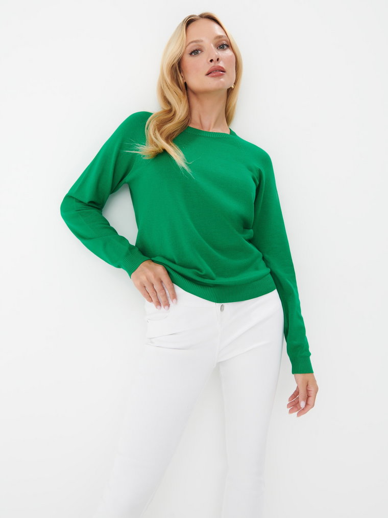 Mohito - Zielony sweter basic - zielony