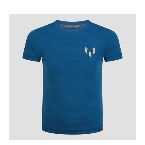 Koszulka dziecięca Messi S49402-2 122-128 cm Mid Blue (8720815174612). T-shirty, koszulki chłopięce
