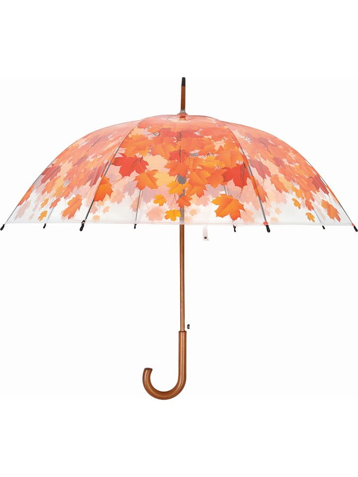 Le Monde du Parapluie Parasol "Fall Leaves" w kolorze pomarańczowym - Ø 93 cm