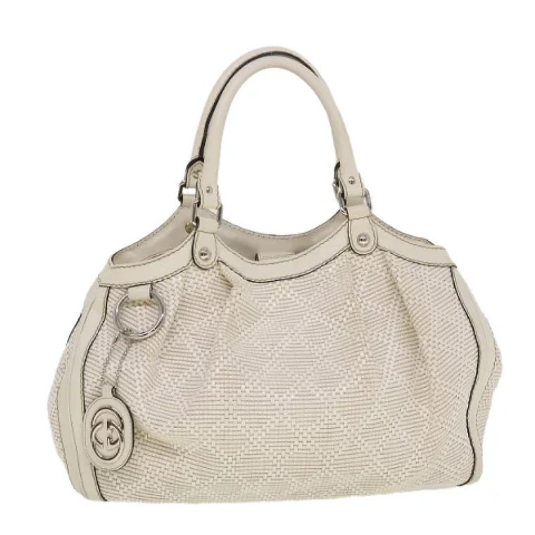 Pre-owned Canvas handbags Gucci Vintage