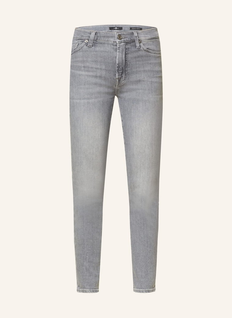 7 For All Mankind Jeansy Skinny Sliillrun grau