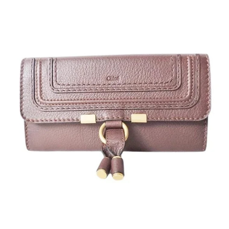 Pre-owned Leather wallets Chloé Pre-owned