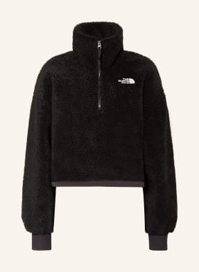 The North Face Sweter Z Polaru Typu Troyer schwarz