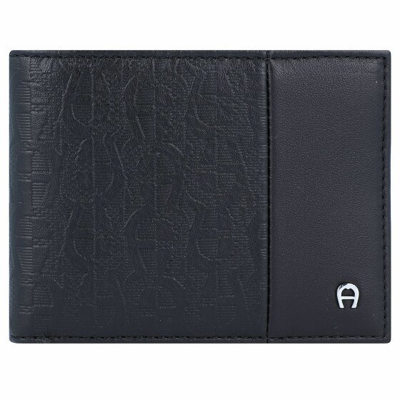 AIGNER Skórzany portfel Vito 11 cm black