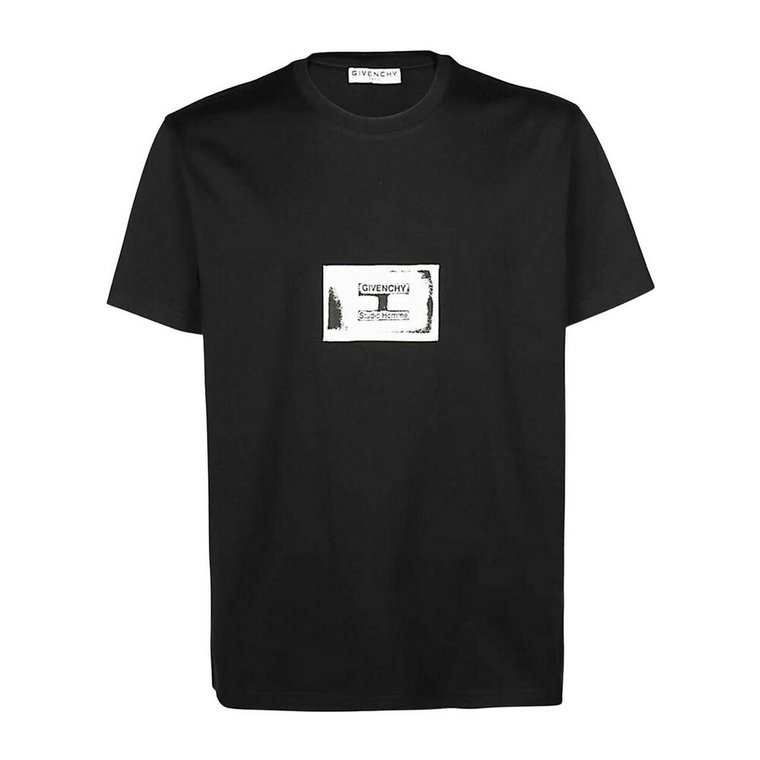 Koszulka z naszywką z logo Givenchy
