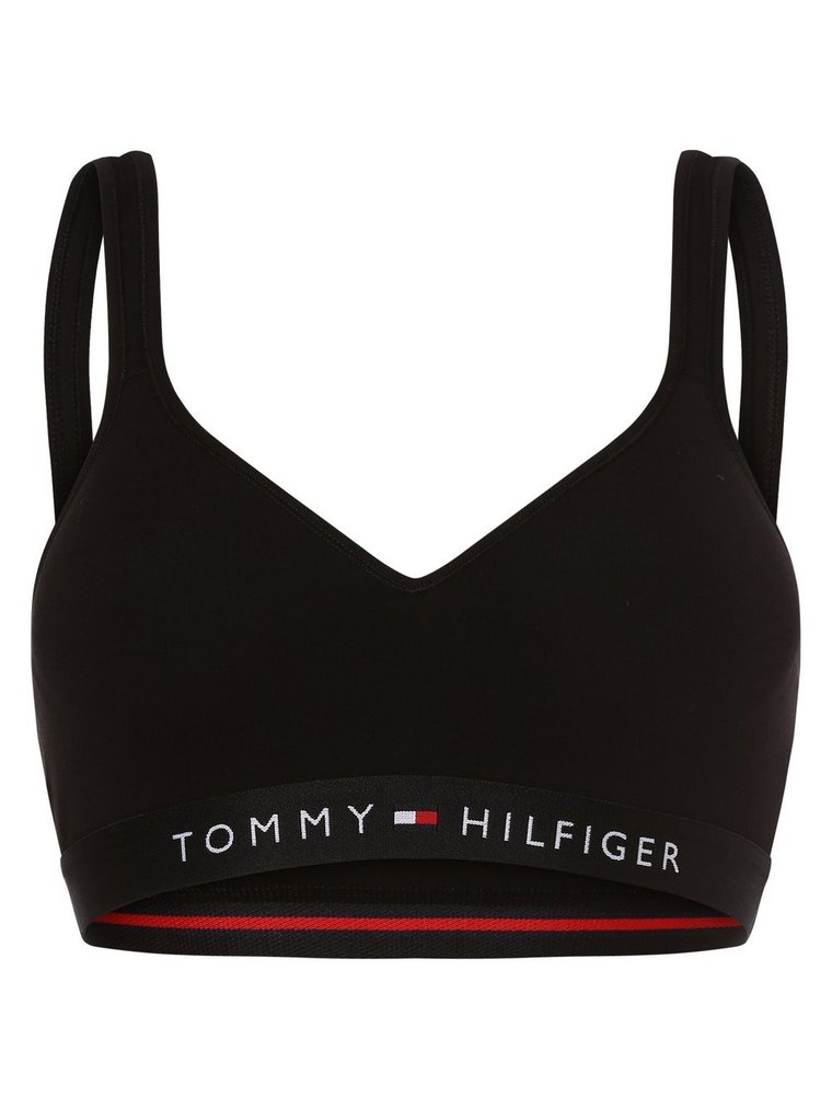 Tommy Hilfiger Gorset damski Kobiety Bawełna czarny jednolity, S/M