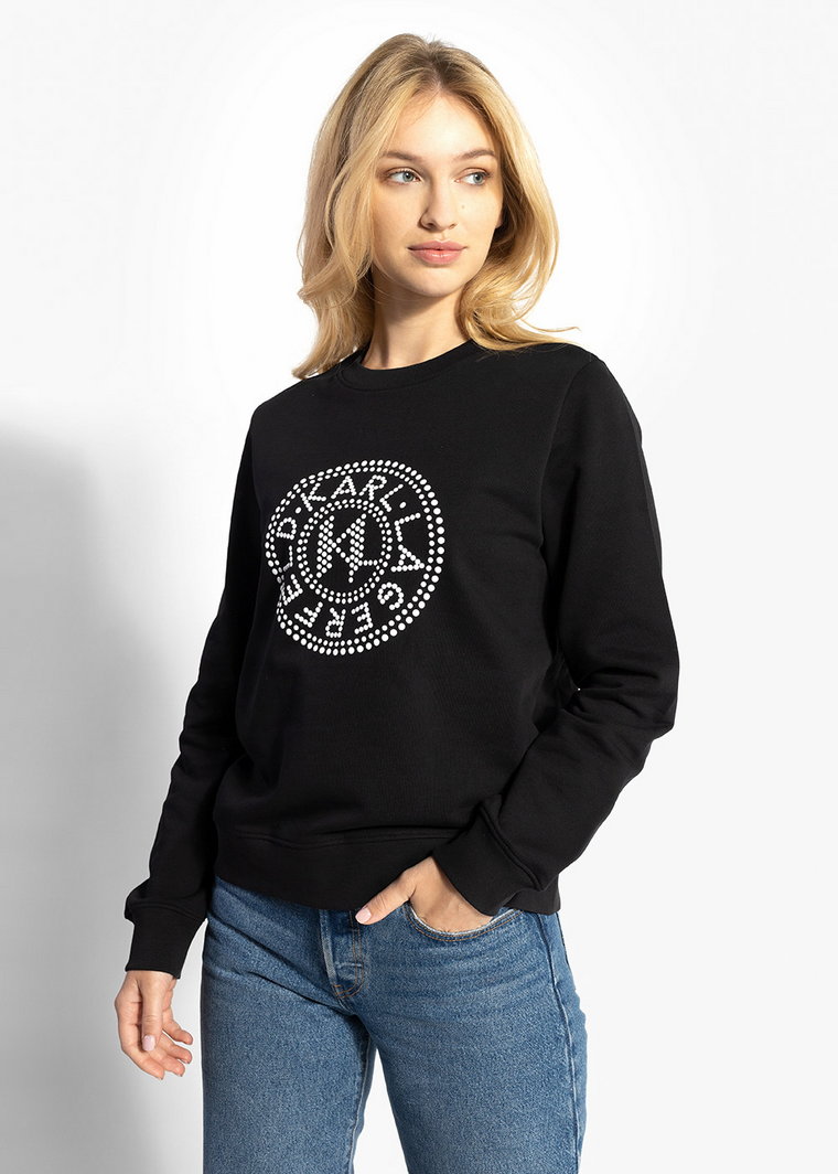 Bluza damska KARL LAGERFELD HOTFIX LOGO SWEATSHIRT