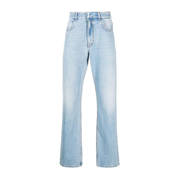 Luźne jeansy z średnim stanem Givenchy