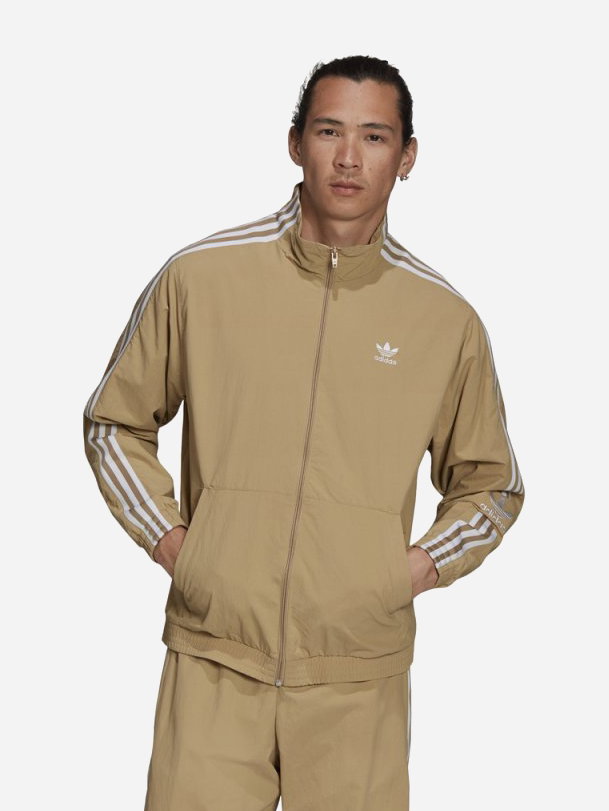 Bluza Adidas Lock Up Tt H41389 L Beżowa (4064055158266). Bluzy rozpinane sportowe męskie