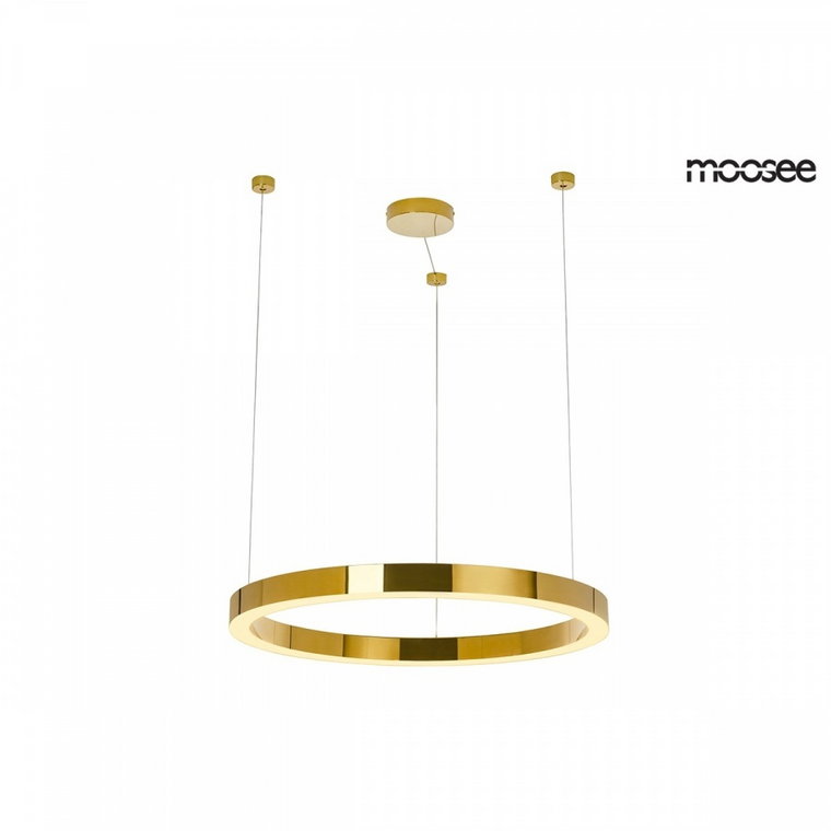 MOOSEE lampa wisząca RING LUXURY 70  złota - LED, chromowane złoto kod: MSE010100170