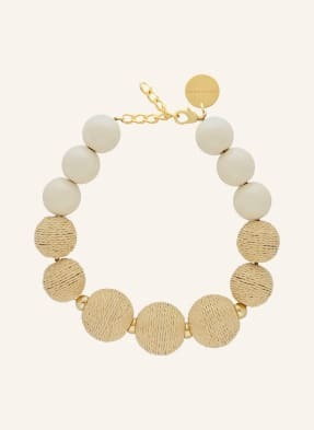 Vanessa Baroni Łańcuszek Bast Necklace beige