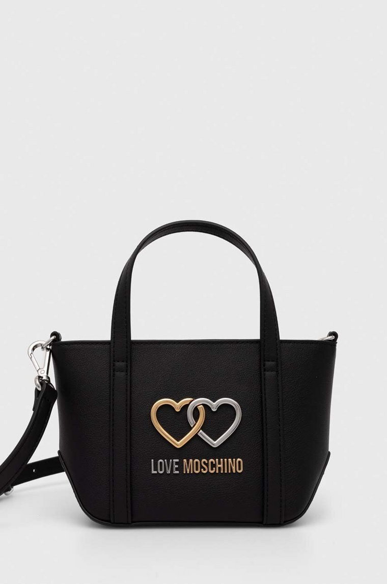 Love Moschino torebka kolor czarny JC4074PP1LL1000A