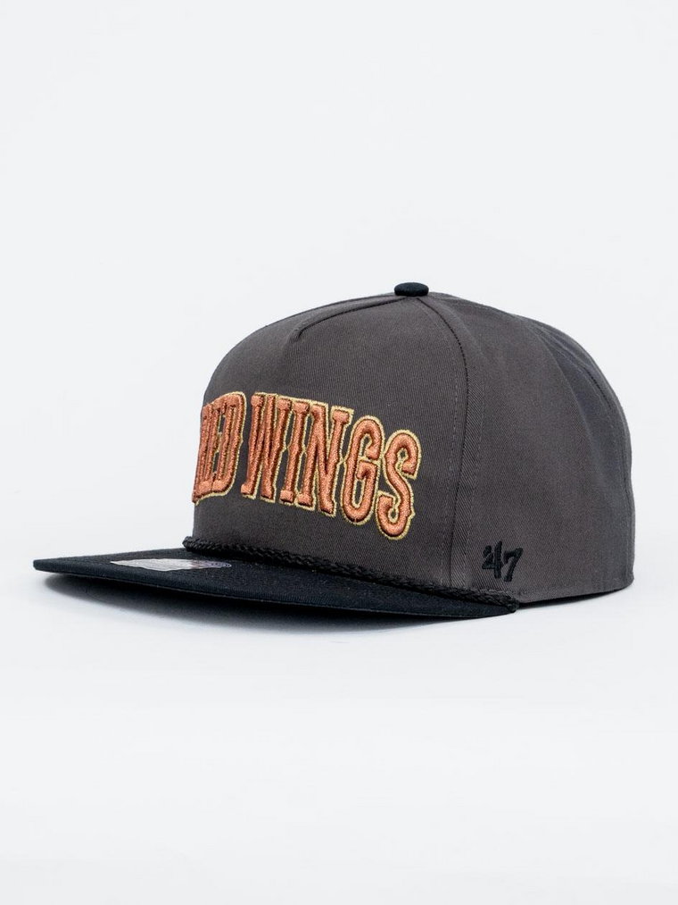 Czapka z Daszkiem Snapback Ciemnoszara 47Brand Red Wings Copper