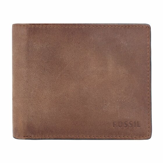 Fossil Derrick Portfel RFID Skóra 11 cm brown