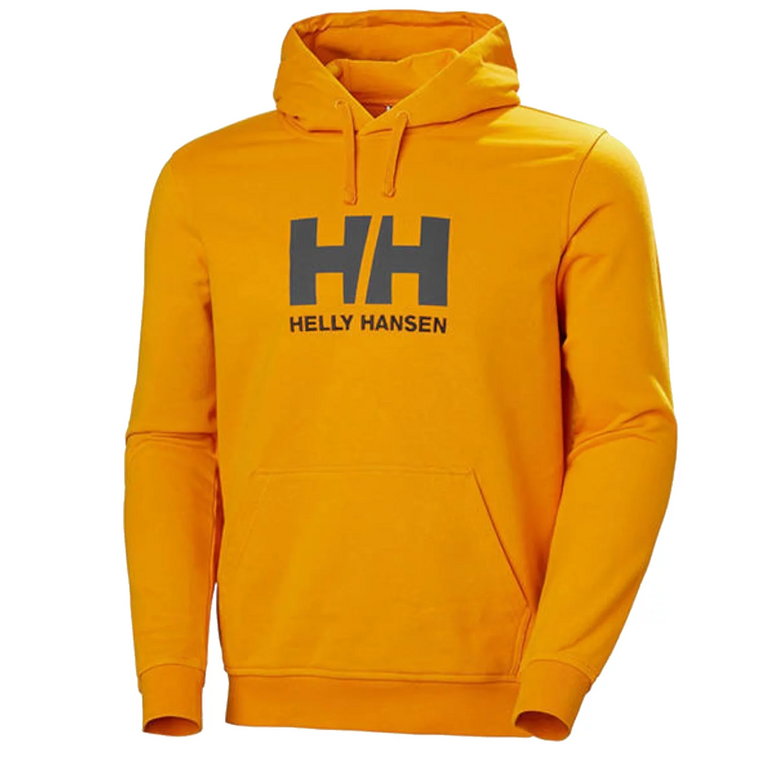Helly Hansen Logo Hoodie 33977-328, Męskie, Żółte, bluzy, bawełna, rozmiar: M
