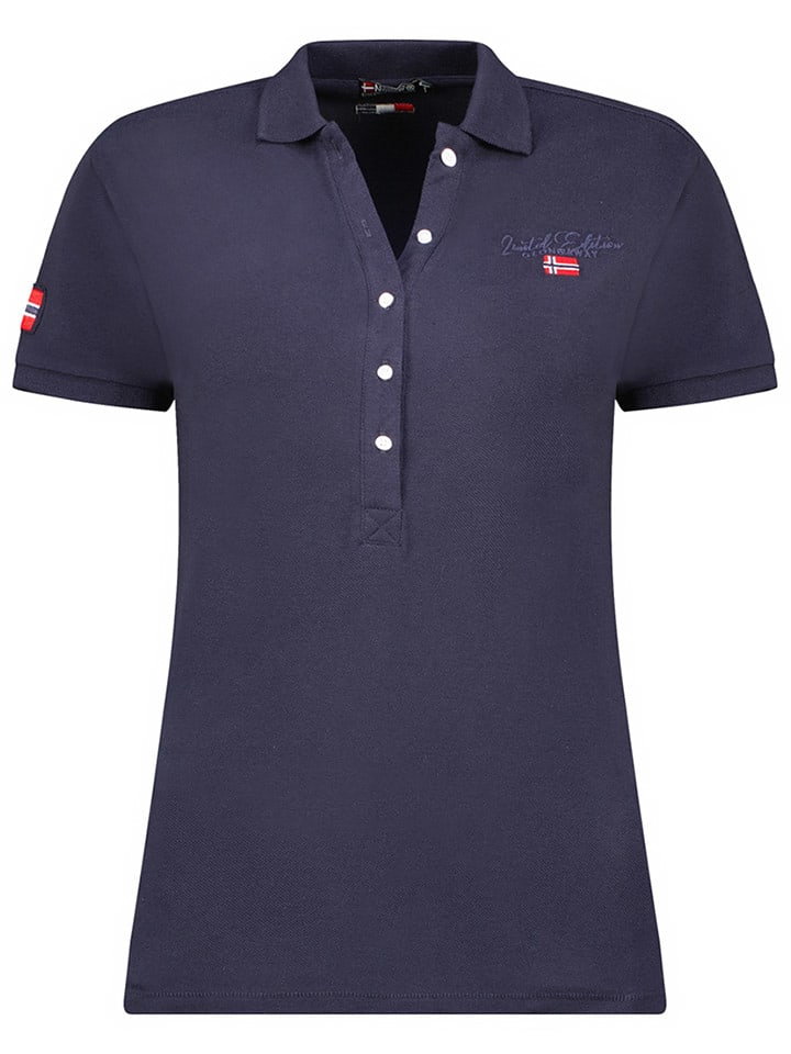 Geographical Norway Koszulka polo "Kelly" w kolorze granatowym