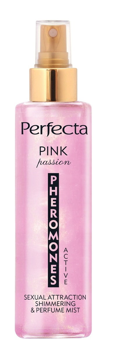 Perfecta Mgiełka z Brokatem do ciała Pheromones Active Pink Passion