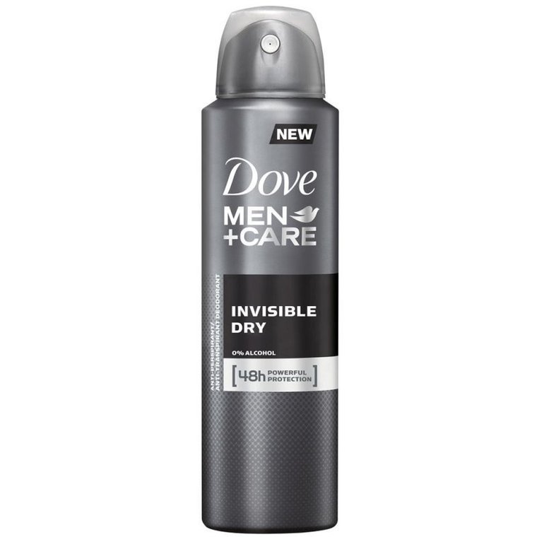 Dove, Men+Care Invisible Dry, Antyperspirant spray, 150 ml