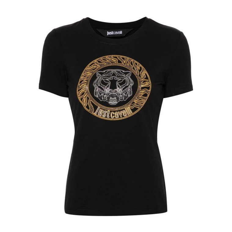 Czarne T-shirty i Pola dla kobiet Just Cavalli