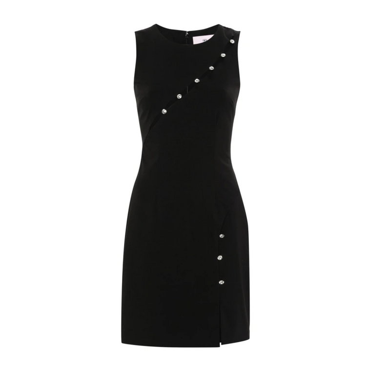Czarne Specjalne Długie Sukienki Chiara Ferragni Collection