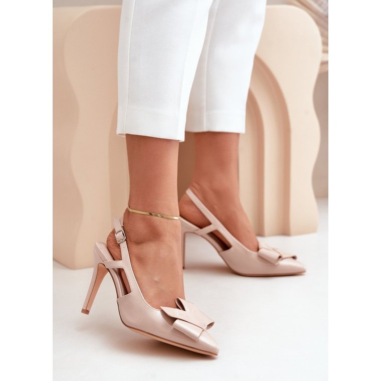 Szpilki Model Auroravia MVP351 Beige - Step in style beżowy