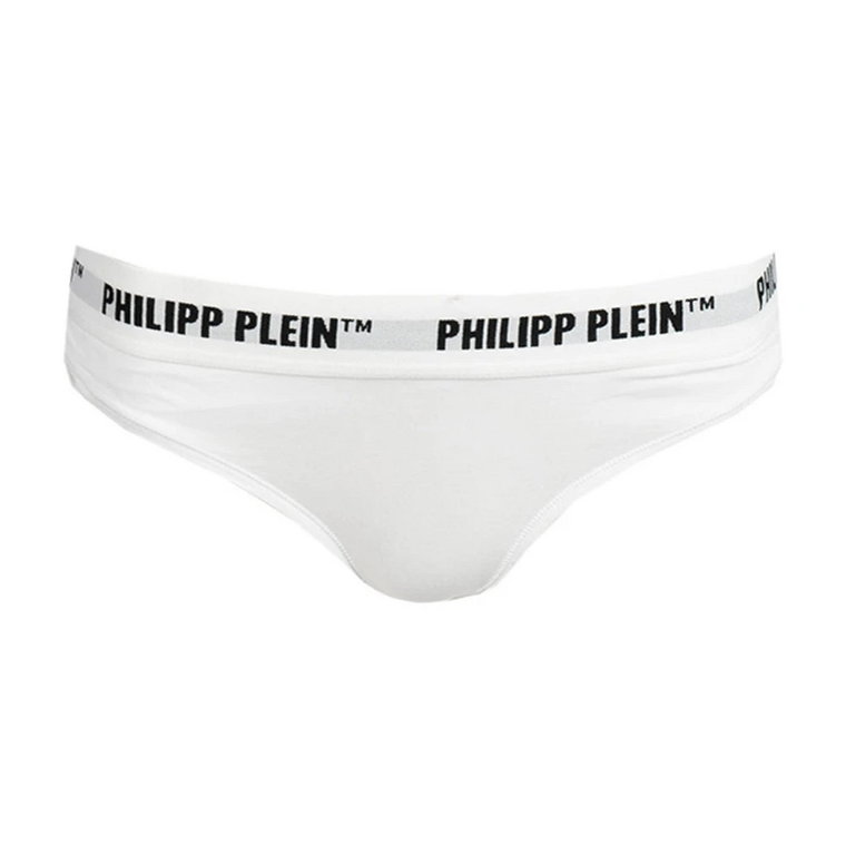 Wysokiej jakości Majtki Figi z Logowaną Gumą 2-Pack Philipp Plein