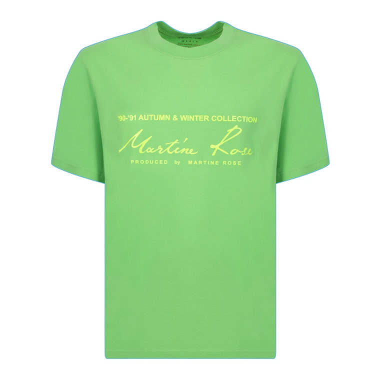 Zielone koszulki męskie - Stylowe i trendy Martine Rose