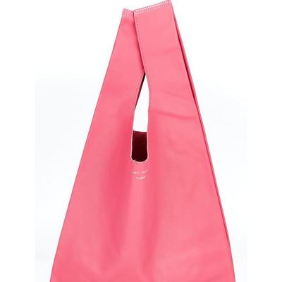 Frankie Morello Skórzany shopper bag w kolorze różowym - (S)33,5 x (W)54 x (G)1 cm