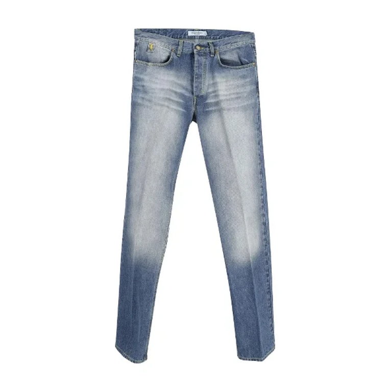 Pre-owned Cotton jeans Saint Laurent Vintage