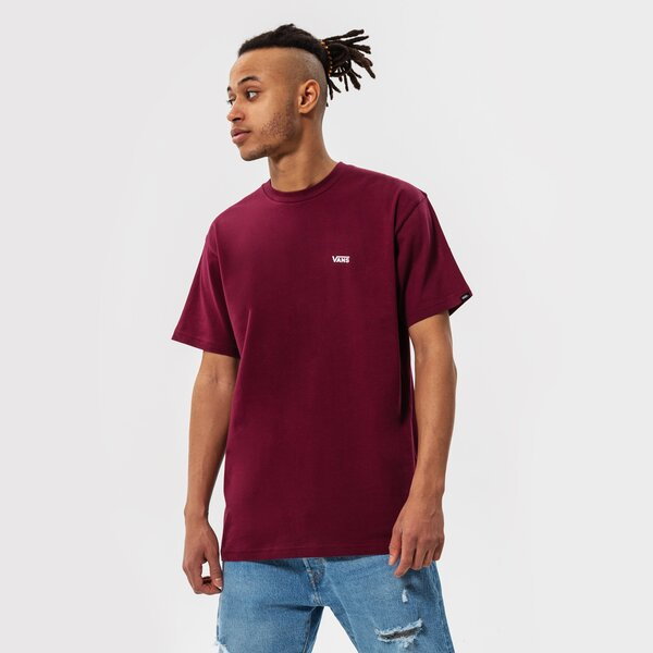 VANS T-SHIRT MN LEFT CHEST LOGO TEE BURGUNDY