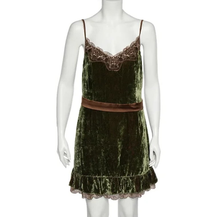 Pre-owned Velvet dresses Dolce & Gabbana Pre-owned