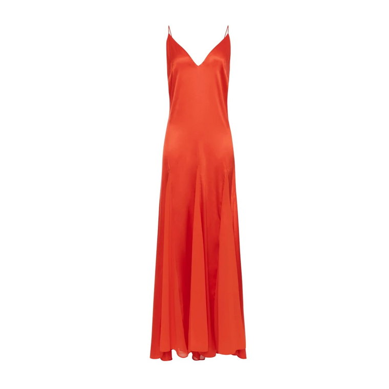 Koralowe czerwone sukienki dla kobiet Elisabetta Franchi