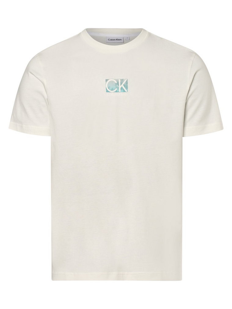 Calvin Klein - T-shirt męski, biały