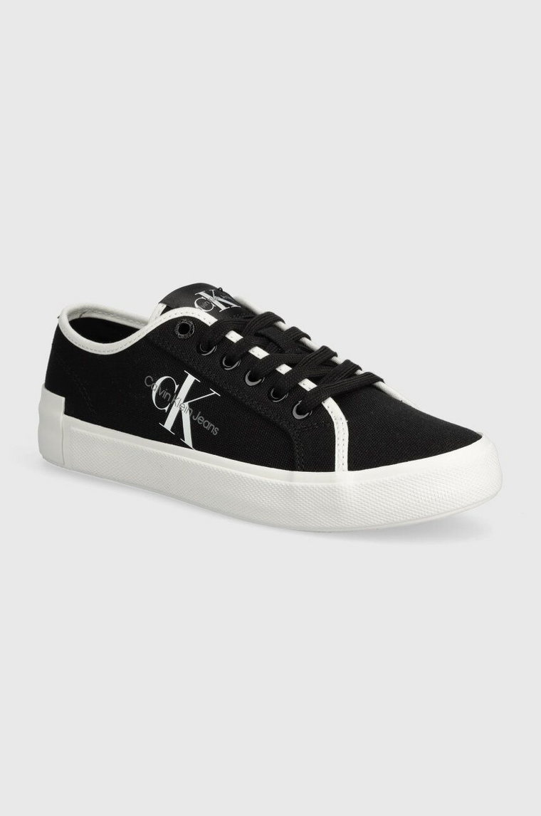 Calvin Klein Jeans tenisówki SKATER VULCANIZED LOW CS ML MR damskie kolor czarny YW0YW01453