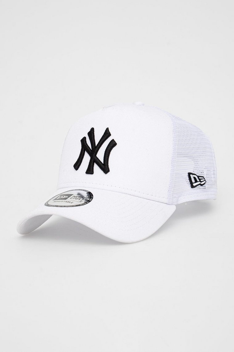 New Era czapka kolor biały z aplikacją 12285467.WHITE-WHITE