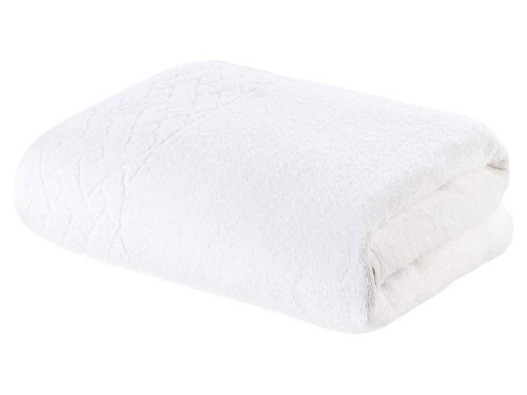 LIVARNO home Ręcznik kąpielowy frotté, 70 x 140 cm (Biały)