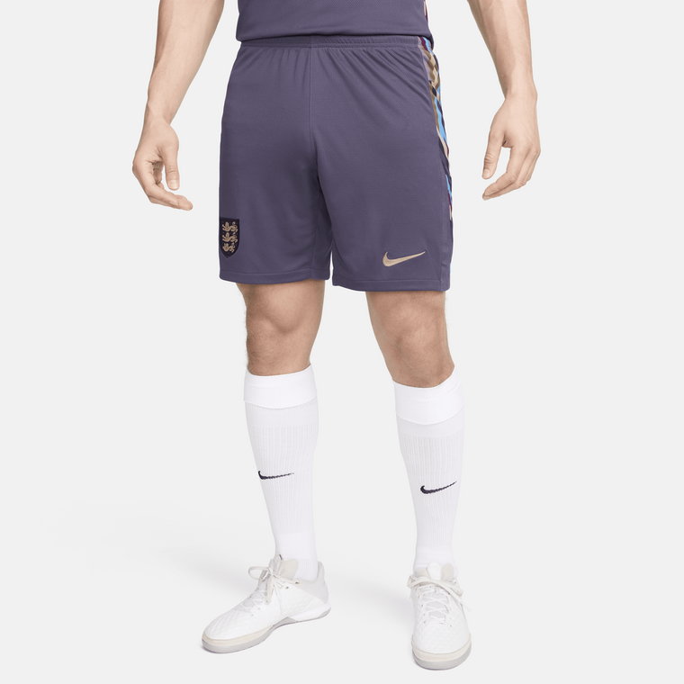 Męskie spodenki piłkarskie Nike Dri-FIT Anglia Stadium 2024 (wersja wyjazdowa)  replika - Fiolet