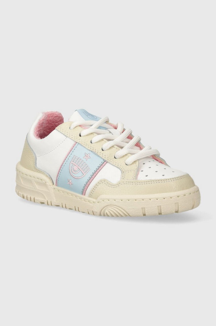 Chiara Ferragni sneakersy skórzane Sneakers kolor biały CF3300_325