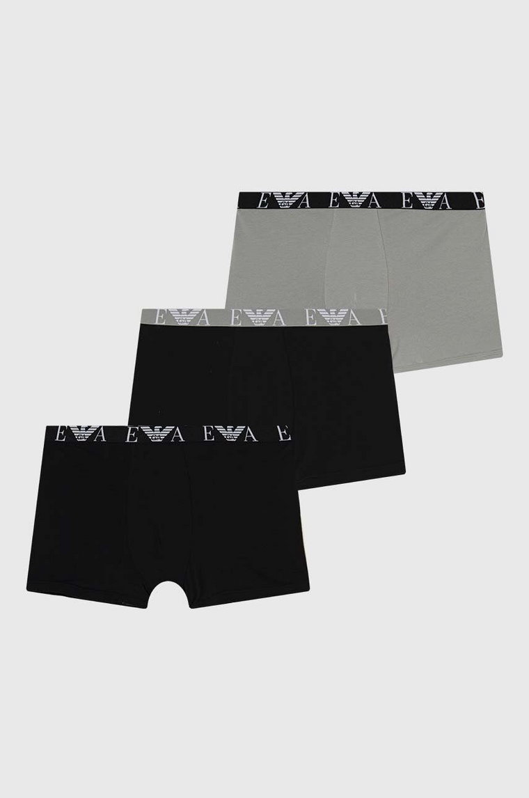 Emporio Armani Underwear bokserki 3-pack męskie kolor czarny