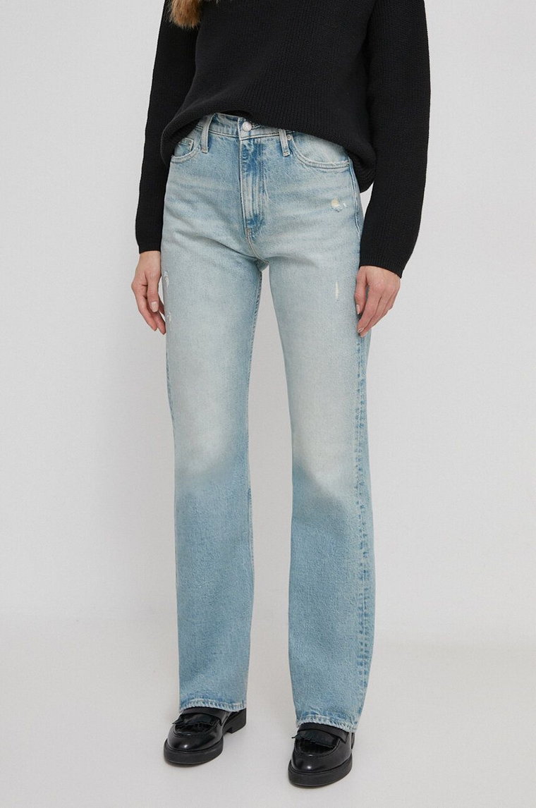 Calvin Klein Jeans jeansy damskie high waist