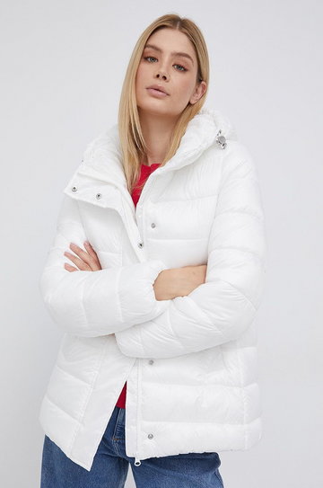 Białe kurtki pikowane, kolekcja damska Wiosna 2022 | LaModa