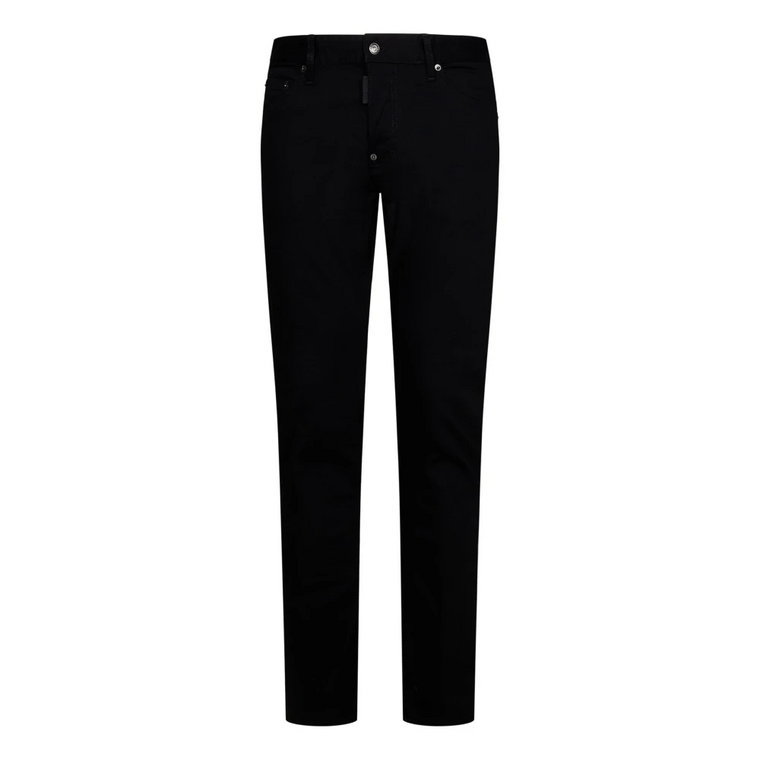 Czarne Spodnie Skinny Fit Aw23 Dsquared2