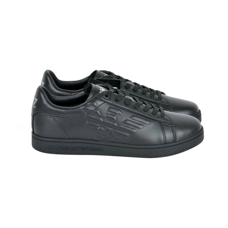 Czarne Sneakersy - Wliczony Przewodnik Rozmiarów Emporio Armani EA7