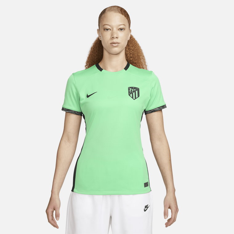 Damska koszulka piłkarska Nike Dri-FIT Atlético Madryt Stadium 2023/24 (wersja trzecia) - Zieleń