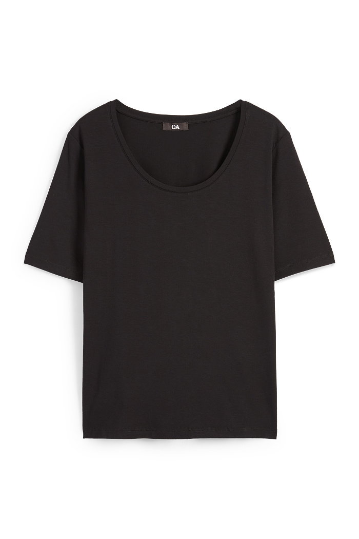 C&A T-shirt basic, Czarny, Rozmiar: XL