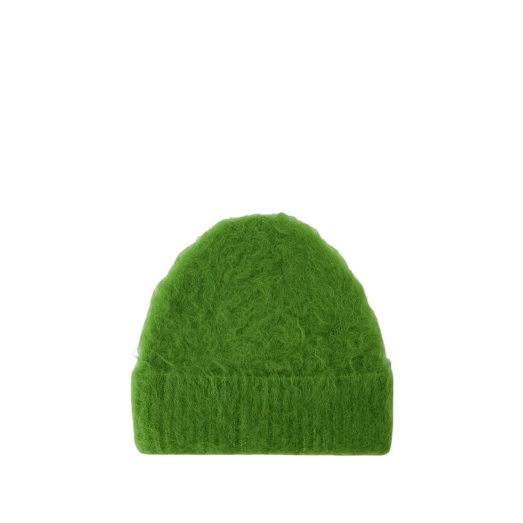 Zielony Kameo Beanie Acne Studios