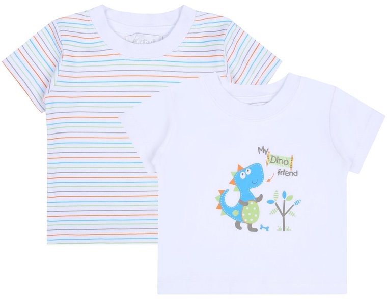 2x koszulki T-shirty EARLY DAYS 0-1 m 50 cm