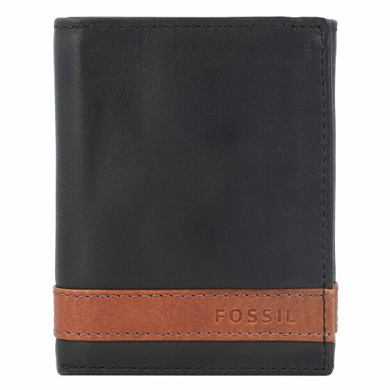 Fossil Quinn Wallet Leather 8 cm schwarz